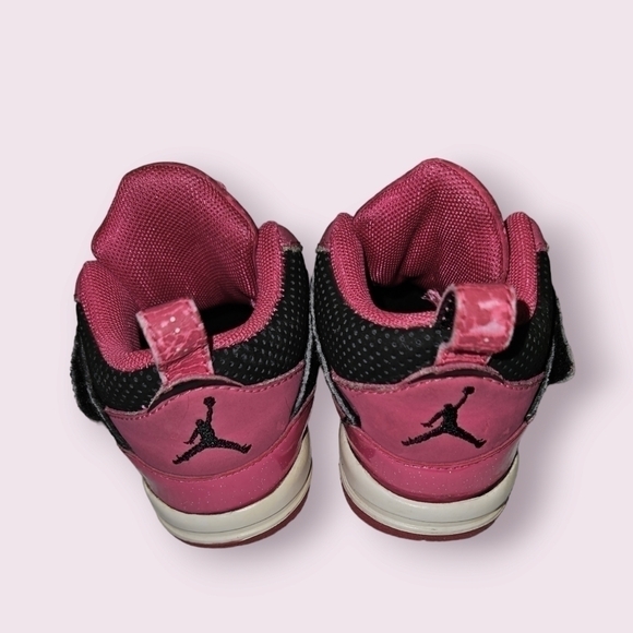 Girls Nike Air Jordan Retro Shoes Sneakers 6C Pink - Picture 6 of 14